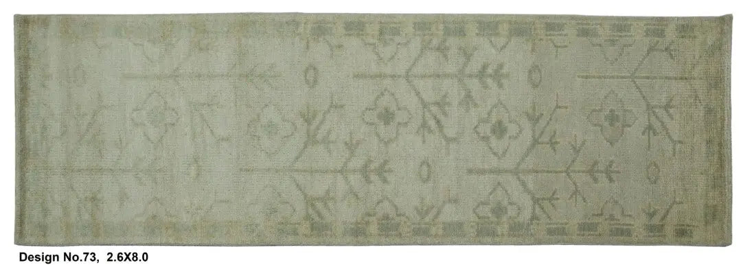 Hand knotted Indian Modern Rug 2'6" x 8'0" ABC Rugs Kilims